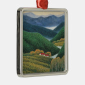 Frühlings-Berge Ornament Aus Metall (Rechts)