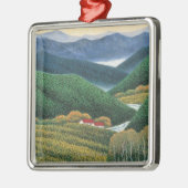 Frühlings-Berge Ornament Aus Metall (Links)