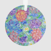 Frühlings-Bling-Ornamente Ornament (Rückseite)