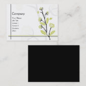 Frühlings-Blume Visitenkarte (Vorne/Hinten)