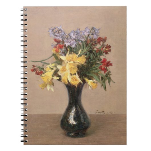 Frühlings-Blumen, 1869 (Öl auf Leinwand) Notizblock (Vorderseite)