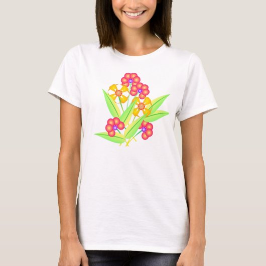 Frühlings-Blumen 2 T-Shirt (Vorderseite)