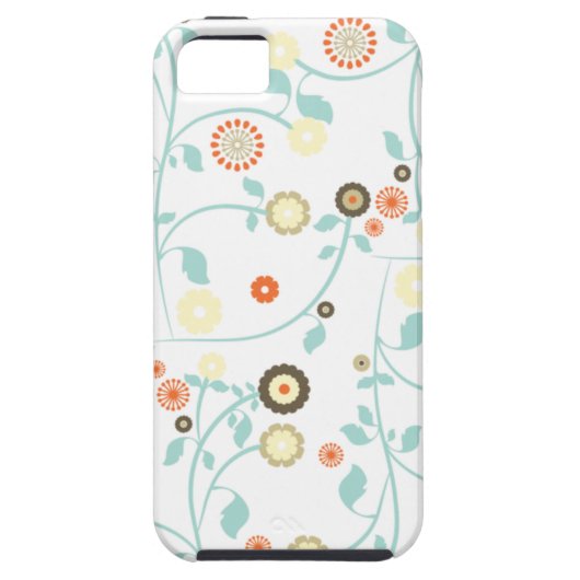 Frühlings-Blumen Blumenmuster girly rustikalen Case-Mate iPhone Hülle (Rückseite)