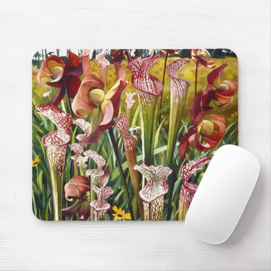 "Frühlings-Blumen" Blumenwatercolor-Kunst Mousepad (Mit Mouse)