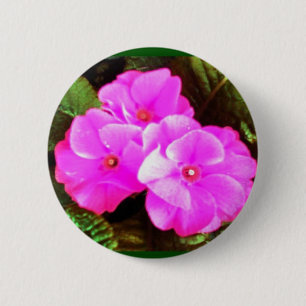 Frühlings-Blumen Button