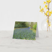 Frühlings-Blumen - Fluss der Hyazinthen Karte (Gelbe Blume)