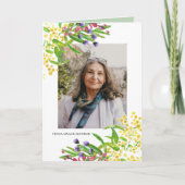 Frühlings-Blumen-Foto-Gedenkprogramm Programm (Vorderseite)