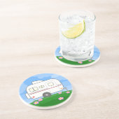 Frühlings-Blumen Getränkeuntersetzer (Seite)