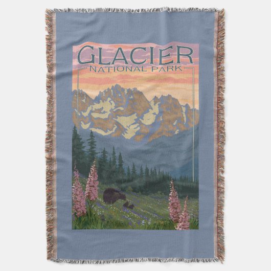 Frühlings-Blumen - Gletscher-Nationalpark, M.Ü. Decke (Vorderseite Vertikal)