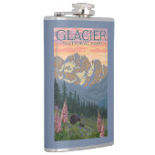 Frühlings-Blumen - Gletscher-Nationalpark, M.Ü. Flachmann (Rechts)