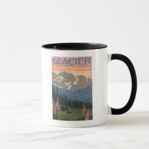 Frühlings-Blumen - Gletscher-Nationalpark, M.Ü. Tasse