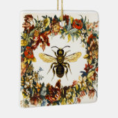 FRÜHLINGS-BLUMEN-HONIG-BIENEN-/IMKER-HERZ KERAMIKORNAMENT (Rechts)