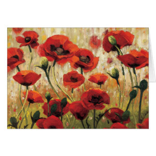 Frühlings-Blumen in einem Garten