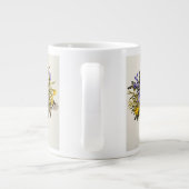 Frühlings-Blumen Jumbo-Tasse (Rückseite)
