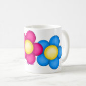 Frühlings-Blumen Kaffeetasse (VorderseiteRechts)