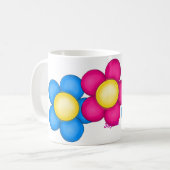 Frühlings-Blumen Kaffeetasse (Vorderseite Links)