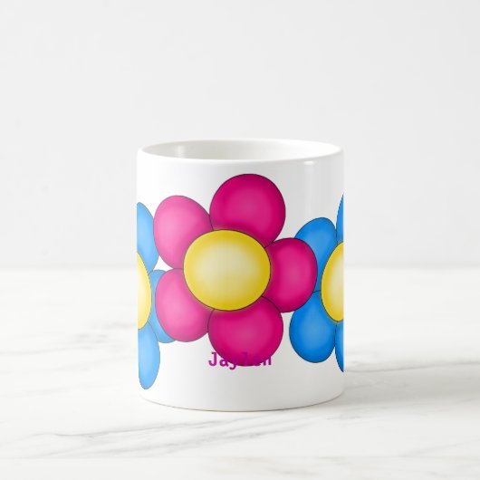Frühlings-Blumen Kaffeetasse (Mittel)