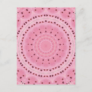 Frühlings-Blumen-Kaleidoskop Postkarte