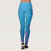 Frühlings-Blumen Leggings (Rückseite)