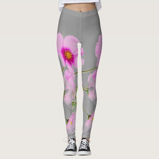 Frühlings-Blumen-Leggings Leggings (Vorderseite)