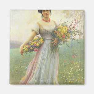 Frühlings-Blumen Magnet