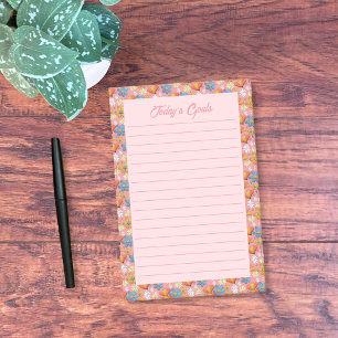 Frühlings-Blumen-Post-It-Notizen Post-it Klebezettel