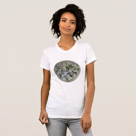 Frühlings-Blumen T - Shirt (Vorne ganz)