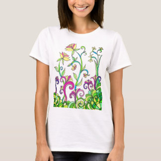 Frühlings-Blumen-T-Shirt T-Shirt