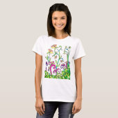 Frühlings-Blumen-T-Shirt T-Shirt (Vorne ganz)