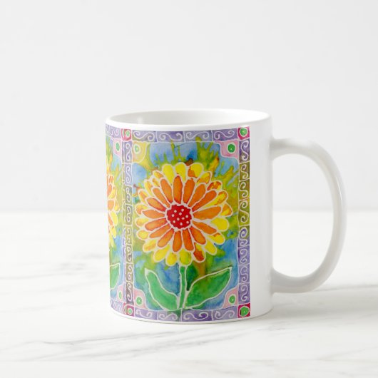 Frühlings-Blumen-Tasse Kaffeetasse (Rechts)