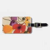 Frühlings-Blumen und Stämme Gepäckanhänger (Vorderseite horizontal)