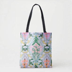 Frühlings-Blumen-Vintage Kunst Nouveau feine Kuns Tasche