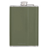 Frühlings-Blumen - Yellowstone Nationalpark Flachmann (Rückseite)