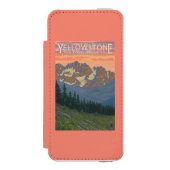 Frühlings-Blumen - Yellowstone Nationalpark Incipio iPhone Geldbeutel-Hülle (Folio Vorderseite)