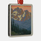 Frühlings-Blumen - Yellowstone Nationalpark Ornament Aus Metall (Rechts)