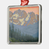 Frühlings-Blumen - Yellowstone Nationalpark Ornament Aus Metall (Links)