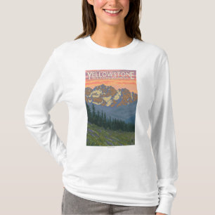 Frühlings-Blumen - Yellowstone Nationalpark T-Shirt