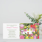 Frühlings-BlumenBrautparty-Einladung Einladung (Stehend Vorderseite)