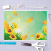 Frühlings-Blumendesign-Serie 7 Seidenpapier (Handwerk)