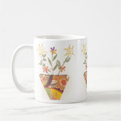 Frühlings-Blumenstrauß-Tasse Kaffeetasse (Links)