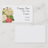 Frühlings-Blumenstrauß-Visitenkarten Visitenkarte (Vorne/Hinten)