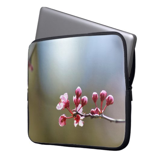 Frühlings-Blüte Laptopschutzhülle (Vorderseite Links)