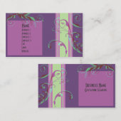 Frühlings-Blüten-Visitenkarte Visitenkarte (Vorne/Hinten)