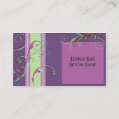 Frühlings-Blüten-Visitenkarte Visitenkarte (Rückseite)