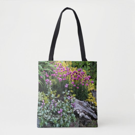 Frühlings-Bodendecke-Garten-Grenze Tasche (Vorderseite)