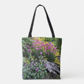 Frühlings-Bodendecke-Garten-Grenze Tasche (Rückseite)