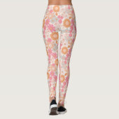 Frühlings-Boho-Blumen 1 Leggings (Rückseite)