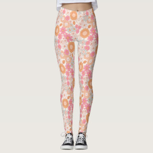 Frühlings-Boho-Blumen 1 Leggings