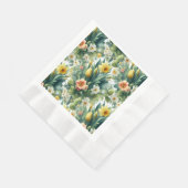 Frühlings-Botanik-Blumen-Oster-Servietten Serviette (Ecke)