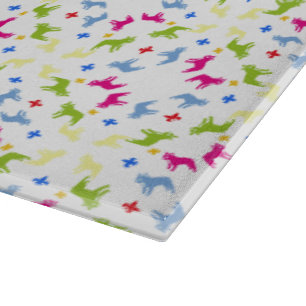 Frühlings-Bulldoggen Schneidebrett